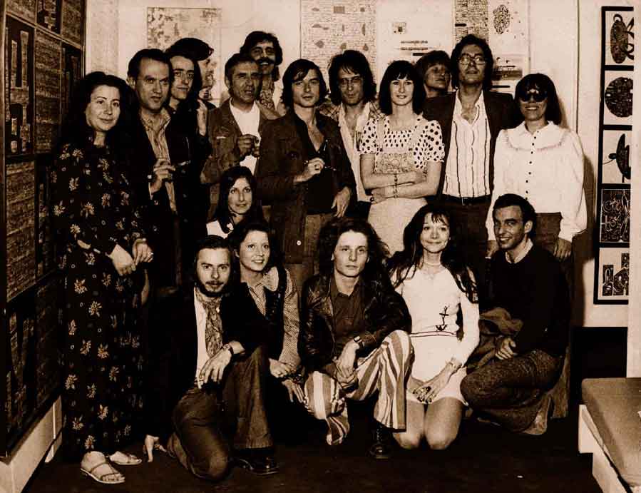 Le groupe, vernissage  la Galerie Visat